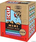 Clif Bar Mini Energy Bar, Variety Pack (6 Chocolate Chip Peanut Crunch, 6 Oatmeal Raisin Walnut, 6 Blueberry Crisp), 18 Count