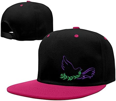 Dove Bring Peace Hard Panel Snapback Hat Pink