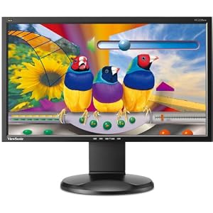 ViewSonic VG2228WM 22-Inch Ergonomic Widescreen Monitor with 1920x1080 Resolution - Black by 
