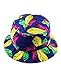 NYfashion101 Fashionable Unisex Satin Lined Printed Pattern Cotton Bucket Hat