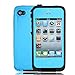 Zoumba OceanProof Waterproof Dustproof Snowproof Protection Case Cover For Apple iPhone 4 4S (Sky Blue)