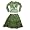 Flowers by Zoe - Girls Lace Dress Set, Sage Green (Size 12)