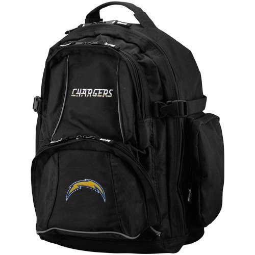 Concept One San Diego Chargers Black Trooper Backpack