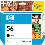 HP 56 Black Ink Cartridge in Retail Packaging, Twin Pack (C9319FN#140) Reviews