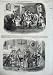New Year Paris France 1855 Families Children Costumes