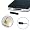Staub Schutz Stöpsel-Set Schwarz (3er) für iPhone 4(S) (Headset & Dock Schutz mit Sim Karten Nadel) + GOLD Zuschnittfolie
