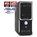 Leiser PC - CSL Sprint 5832 (Hexa) - Multimedia SixCore! PC-System mit AMD FX-Series FX-6100 6x 3300 MHz, 1000GB SATA, 8192MB DDR3, ASUS Mainboard, Radeon HD 6570 2048MB, DVD-RW, CardReader, 7.1 Sound, GigLAN, USB 3.0