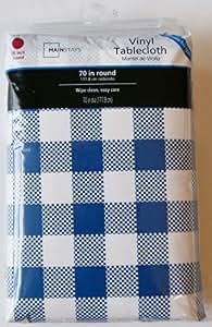 blue gingham flannel