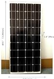 100W Solar Panel InfiSolar Solar Monocrystalline Mono 12v DC charger 100Watt