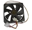 Yate Loon 140mm Silent Case Fan, Model "D14SM-12" Black.