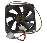 Yate Loon 140mm Silent Case Fan, Model "D14SM-12" Black.