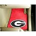 Georgia Bulldogs NCAA Car Floor Mats (2 Front) G Logo on Red