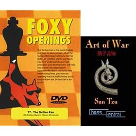 Foxy Chess Openings: Sicilian Kann DVD & ChessCentral's Art of War E-Book (2 Item Bundle) by