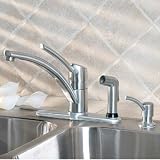 Price Pfister T39-PNSS Parisa Single Control Kitchen w/Spray & Soap Dispenser, Stainless Steel