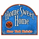 NBA New York Knicks 11-by-9 Wood Home Sweet Home Sign