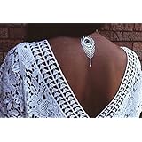 TribeTats Antigua Variety Set Luxury Metallic Tattoos (4 Pack), One Size, Gold/Silver/Rose Gold/Black