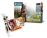 MSI NX7300GS-TD256EH nVidia GeForce 7300GS 256MB DVI S-Video PCIE Silent - Retail