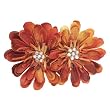 Karin's Garden Zinnia with Crystals French Barrette: Click to See Other Colors