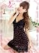 Sexy Woman Lingerie See-through Nightwear Black Dress Cute Babydoll Teddy 8003 Medium
