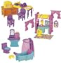 Dora Magical Welcome House Furniture Bundle - Design & Surprise Deluxe Kitchen, Dora's Bedroom and Bathroom Sets