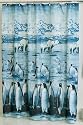 Polar Bears Penguins FABRIC Shower Curtain