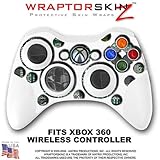 Punched Holes White Skin by WraptorSkinz TM fits XBOX 360 Wireless Controller (CONTROLLER NOT INCLUD