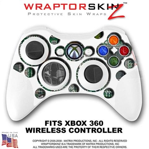 Punched Holes White Skin by WraptorSkinz TM fits XBOX 360 Wireless Controller (CONTROLLER NOT INCLUDED)