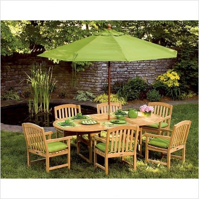 Oxford Garden Extension Patio Dining Set