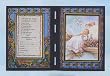 Baby Girl with Holy Spirit Baptism Stained Glass Plaque in English or Spanish, 10" x 7" - MADE IN ITALY