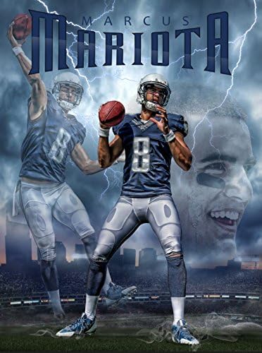 NFL Tennessee Titans Marcus Mariota Titans Rookie 24x18 Football Poster Authentic Team Spirit Store Product