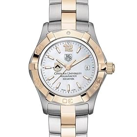Buy Columbia University TAG Heuer Watch - Ladies Two-Tone Aquaracer at M.LaHart