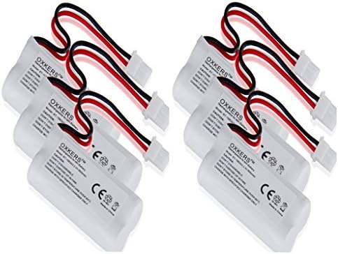 6 Packs OXKERS 2.4V 800mAh Ni-MH Rechargeable Cordless Phone Telephone Batteries for AT&T EL2100, EL51100, EL51200, EL51250, EL52100, EL5220, EL52200, EL52210, EL52250, EL52251, EL52300, EL52350