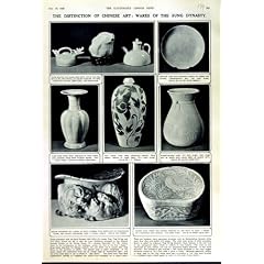 CHINESISCHE KUNST 1949 DYNASTIEN-TELLER-KERAMIK T.ZU CHOU GESUNGEN