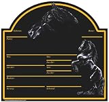 Stalltafel Steigender Friese - Christina Boetzel Reitsport Pferd Pferde Stallschild Schild Reiten Geschenk Deko