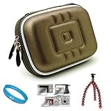 EVA Gun Metal Camera Case for Sony Cybershot DSC-HX9V Digital Camera + Univ ....