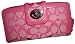Women's Coach Cricket Signature Accordian Zip Wallet