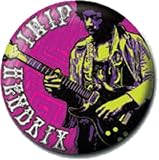 Produkt-Bild: Official Merchandise Mini Anstecker - Jimi Hendrix With His Guitar