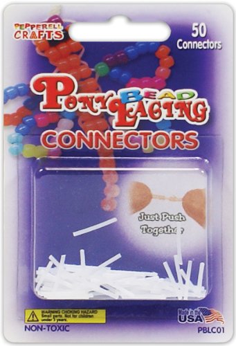 Pepperell Pony Bead Lacing Connectors, 50 Per Package
Pepperell Pony Bead Lacing Connectors, 50 Per Package