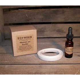 Soyworx Ceramic Diffuser Light Bulb Ring Set Fragrance in Description by Soyworx