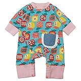 【H28年春物】 CHILD CHAMP(チャイルド チャンプ) 接結天竺リンゴ柄カバーオール 60cm/BL NO.C-86861503