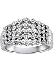 10k White Gold White Diamond Ring (1 cttw, H-I Color, I2-I3 Clarity)