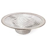 Stainless Steel Strainer, Bathtub Drain, 2 3/4 D x 1 H