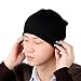 Andoer Bluetooth Music Soft Warm Beanie Hat Cap with Stereo Headphone Headset Speaker Wireless Mic Hands-free for Men Women Gift-Black