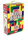 Melissa & Doug 100 Piece Wood Blocks Set