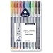 Staedtler Triplus Fineliner 334 SB10 Desktop Box - 10 Assorted Colours