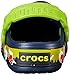 crocs TMNT II K Light-Up Clog (Infant/Toddler/Little Kid/Big Kid), Navy/Volt Green, 2 M US Infant