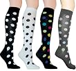 Polka Dot Knee High Socks by Foot Traffic