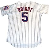 Steiner Sports MLB New York Mets David Wright Replica Home Pinstripe Jersey (Number on Back)