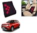 Auto Pearl-Premium Quality Orthopaedic Velvet Memory Foam Car Seat Black 6Red Squares Backrest For - Maruti Suzuki Vitara Brezza RS.849.00