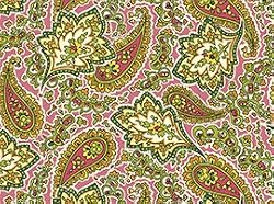 By The Yard Parisian Paisley Quilt Cotton Fabric